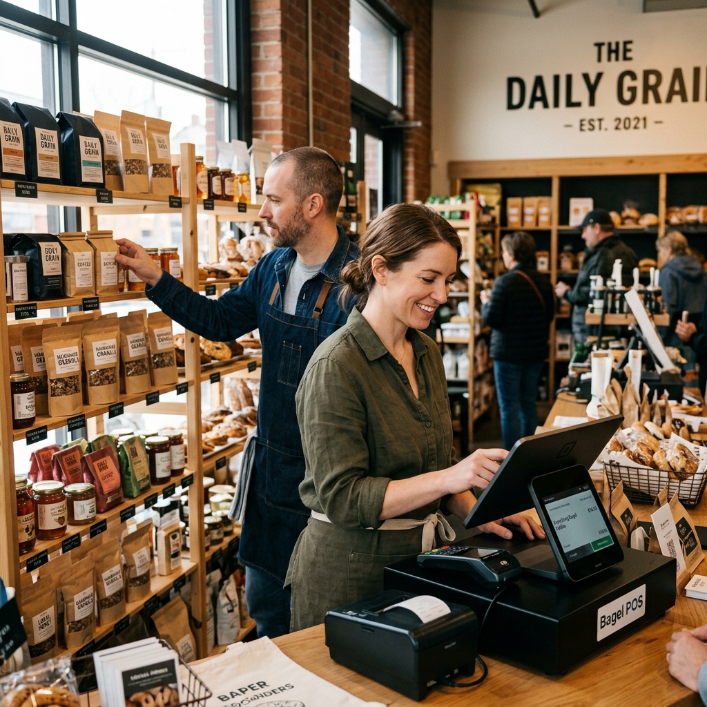 Bagel Store Founders & Operators in Retail Store